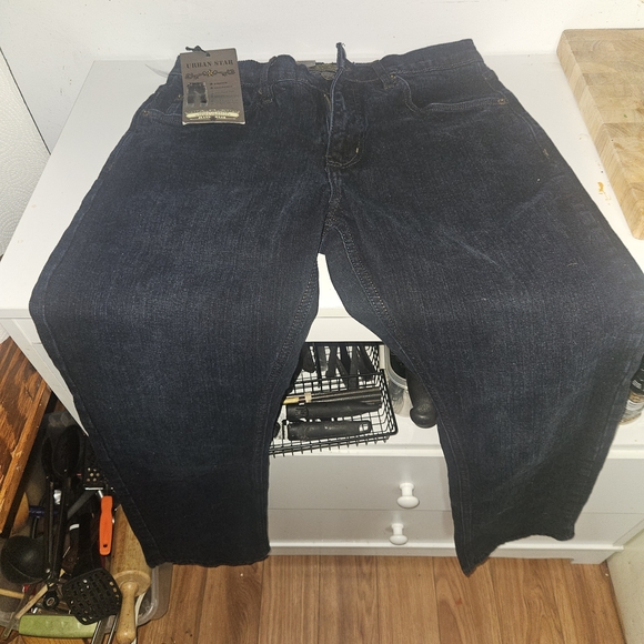 True Religion Black Jeans with Blue Accents - Picture 3 of 4